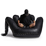 Дизайнерское кожаное кресло в форме руки Poltronova Joe Whip Armchair варинант исполнения - 8 | Loft Concept в Барнауле