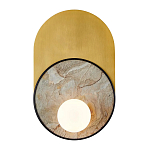 Бра с каменным диском в металлической раме Sandstone Painting варинант исполнения - 1 | Loft Concept в Барнауле