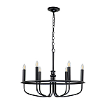 Люстра круглая с 6-ю лампами Kichler варинант исполнения - 8 | Loft Concept в Барнауле