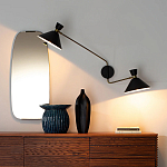 Бра с 2-мя поворотными плафонами Davy Duo Wall Lamp варинант исполнения - 2 | Loft Concept в Барнауле