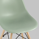 Пластиковый стул на ножках из массива бука Eames Mint варинант исполнения - 7 | Loft Concept в Барнауле