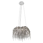 Люстра подвесная круглая с изогнутыми металлическими дугами и ниспадающими цепочками 65 см Atlantis Chain варинант исполнения - 12 | Loft Concept в Барнауле