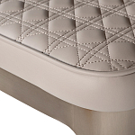 Стул барный светло-серый из экокожи Spectacular High Bar Stool варинант исполнения - 4 | Loft Concept в Барнауле