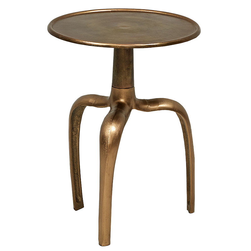 Приставной стол Hercule side table Винтажная латунь Приставной стол Hercule side table Винтажная латунь в Барнауле | Loft Concept