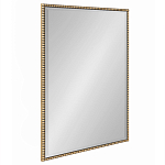 Зеркало прямоугольное в фактурной золотой раме Reflective Fabric варинант исполнения - 1 | Loft Concept в Барнауле