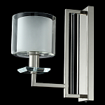 Бра с геометрическим каркасом из металла и цилиндрическим стеклянным плафоном Laurent варинант исполнения - 3 | Loft Concept в Барнауле