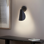 Бра с поворотным плафоном Aracea Black Wall Lamp варинант исполнения - 9 | Loft Concept в Барнауле