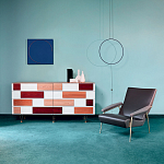 Дизайнерский широкий комод с ящиками Gio Ponti D.655.1 D.655.2 Chest of Drawers варинант исполнения - 3 | Loft Concept в Барнауле