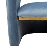 Кресло голубое Walsh Blue Armchair варинант исполнения - 2 | Loft Concept в Барнауле