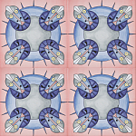 Плитка дизайнерская с узором Экипаж варинант исполнения - 1 | Loft Concept в Барнауле