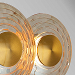 Бра из трех стеклянных фактурных дисков Eyepiece варинант исполнения - 4 | Loft Concept в Барнауле