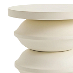 Фигурный приставной столик кремового цвета  AMORPHOUS варинант исполнения - 2 | Loft Concept в Барнауле
