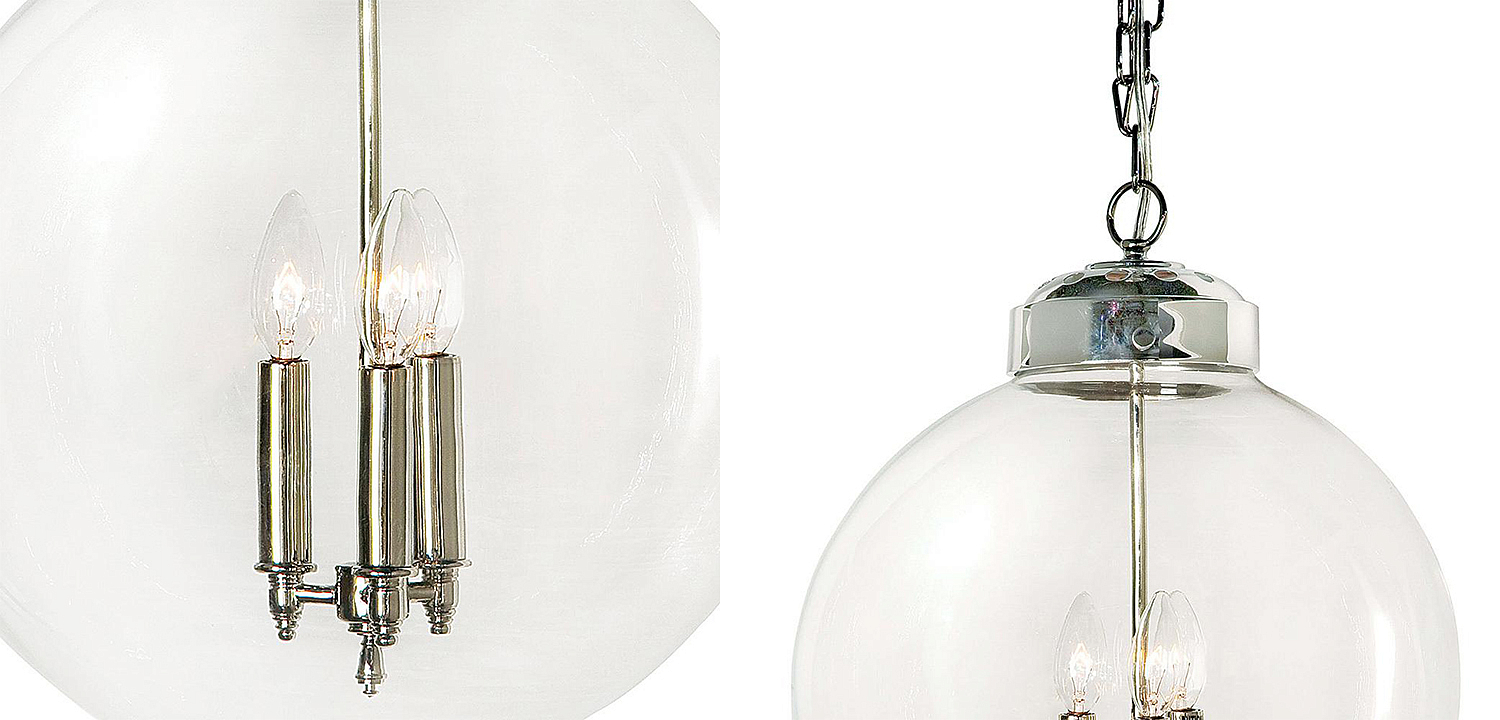 Подвесной светильник Conor Globe Hanging lamp Silver Подвесной светильник Conor Globe Hanging lamp Silver - Loft-Concept в Барнауле