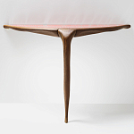 Дизайнерская консоль деревянная на одной ножке Poltronova Gallino Connsole Table варинант исполнения - 2 | Loft Concept в Барнауле