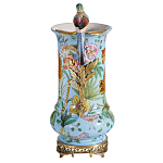 Ваза из фарфора с птицей на бронзовой ветке Garden of Eden варинант исполнения - 3 | Loft Concept в Барнауле