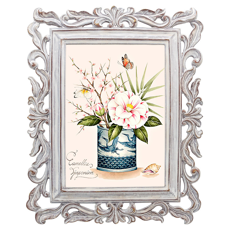 Постер Sakura Branch Poster Мульти Белый винтажная патина Постер Sakura Branch Poster Мульти Белый винтажная патина в Барнауле | Loft Concept