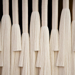 Декор на стену Белые Кисти Wall decor White Tassels варинант исполнения - 1 | Loft Concept в Барнауле