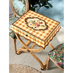 Приставной столик с ящиком в стиле ретро Vintage Rustic Tablecloth варинант исполнения - 7 | Loft Concept в Барнауле