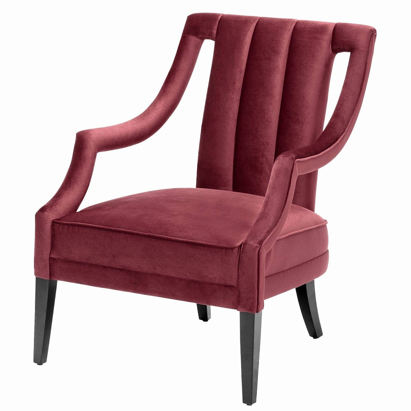 Кресло Eichholtz Chair Ermitage Bordeaux Бургундский красный Кресло Eichholtz Chair Ermitage Bordeaux Бургундский красный в Барнауле | Loft Concept