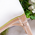 Барный стул золотистый из натурального бука с изображением птиц и цветов Blooming Birds варинант исполнения - 2 | Loft Concept в Барнауле