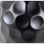 Столик журнальный с круглой деревянной столешницей на черном фактурном основании Bourgeon варинант исполнения - 6 | Loft Concept в Барнауле