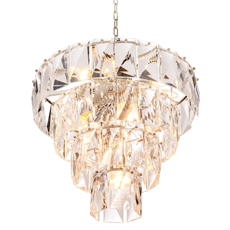 Люстра Chandelier Amazone S Никель Прозрачный Люстра Chandelier Amazone S Никель Прозрачный в Барнауле | Loft Concept