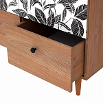 Шкаф с принтом Leaf bouquet варинант исполнения - 3 | Loft Concept в Барнауле