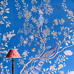 Обои ручная роспись Houghton Canton Blue варинант исполнения - 6 | Loft Concept в Барнауле