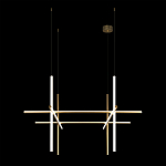 Люстра с 6-ю цилиндрическими плафонами на тонких тросах Trumpet tube варинант исполнения - 7 | Loft Concept в Барнауле