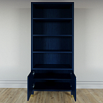 Книжный Стеллаж Elsa Dreams Blue с задней стенкой варинант исполнения - 4 | Loft Concept в Барнауле