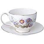 Чайный сервиз из фарфора с рисунком цветов на 6 персон 14 предметов Garden Whisper Porcelain Set  варинант исполнения - 3 | Loft Concept в Барнауле