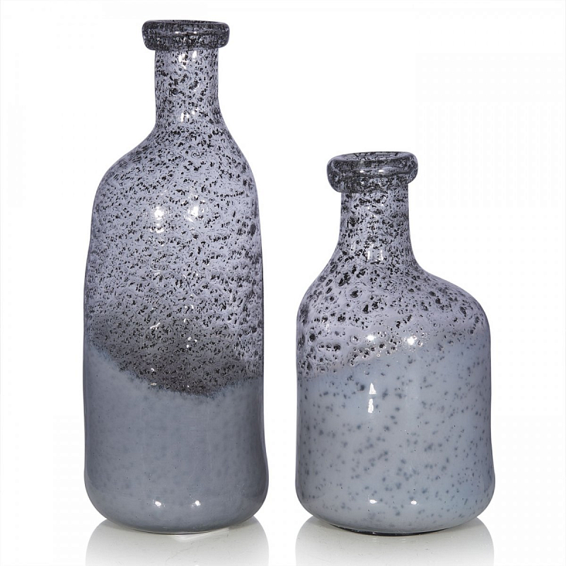 Ваза Glass Lava Серый (Gray) Ваза Glass Lava Серый (Gray) в Барнауле | Loft Concept