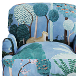 Дизайнерское классической формы на колесиках Trumann Armchair варинант исполнения - 4 | Loft Concept в Барнауле