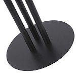 Настольная лампа с тремя прозрачными куполообразными плафонами и черным металлическим основанием Flos Wireline Lighting варинант исполнения - 2 | Loft Concept в Барнауле