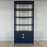 Стеллаж со стеклянными полками Elsa Dreams Blue варинант исполнения - 6 | Loft Concept в Барнауле