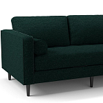 Мебельная ткань Шенилл темно-зеленый цвет 138 см T4-36 варинант исполнения - 10 | Loft Concept в Барнауле