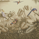 Обои ручная роспись Le Brésil Amarelo Sepia варинант исполнения - 1 | Loft Concept в Барнауле