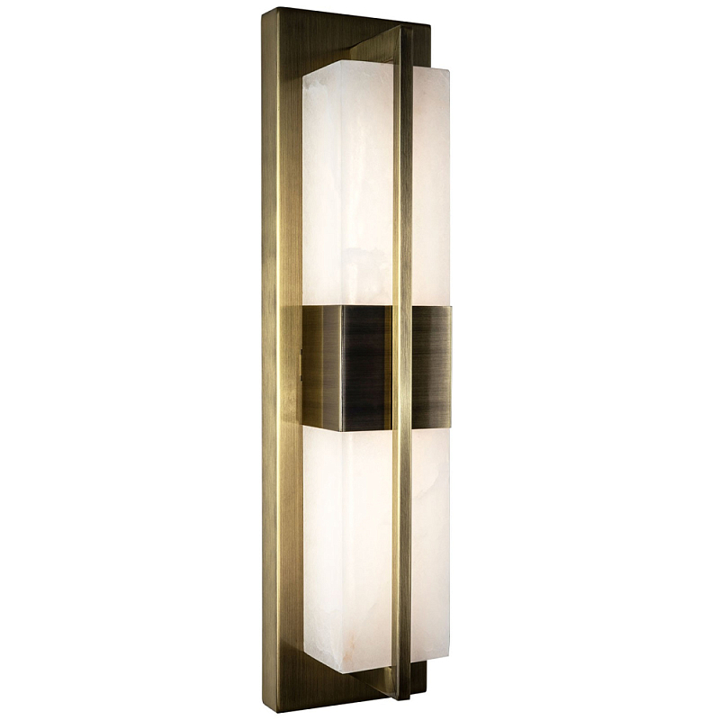 Бра Tommaso Bronze Marble Wall Lamp Бронза Белое матовое стекло Бра Tommaso Bronze Marble Wall Lamp Бронза Белое матовое стекло в Барнауле | Loft Concept