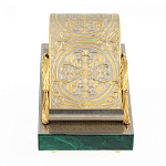 Подставка для телефона из натурального камня малахит Natural Stone Stand варинант исполнения - 3 | Loft Concept в Барнауле