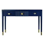 Дизайнерский Письменный стол Elsa Dreams Blue с тремя ящиками варинант исполнения - 5 | Loft Concept в Барнауле