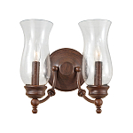 Бра с 2-мя стеклянными плафонами с пузырьками Feiss варинант исполнения - 1 | Loft Concept в Барнауле