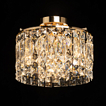 Потолочный светильник круглый с прозрачными подвесками Lunet варинант исполнения - 2 | Loft Concept в Барнауле