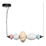 Подвесной светильник фигруный с керамическими элементами 18W LED Fragrant Light варинант исполнения - 3 | Loft Concept в Барнауле