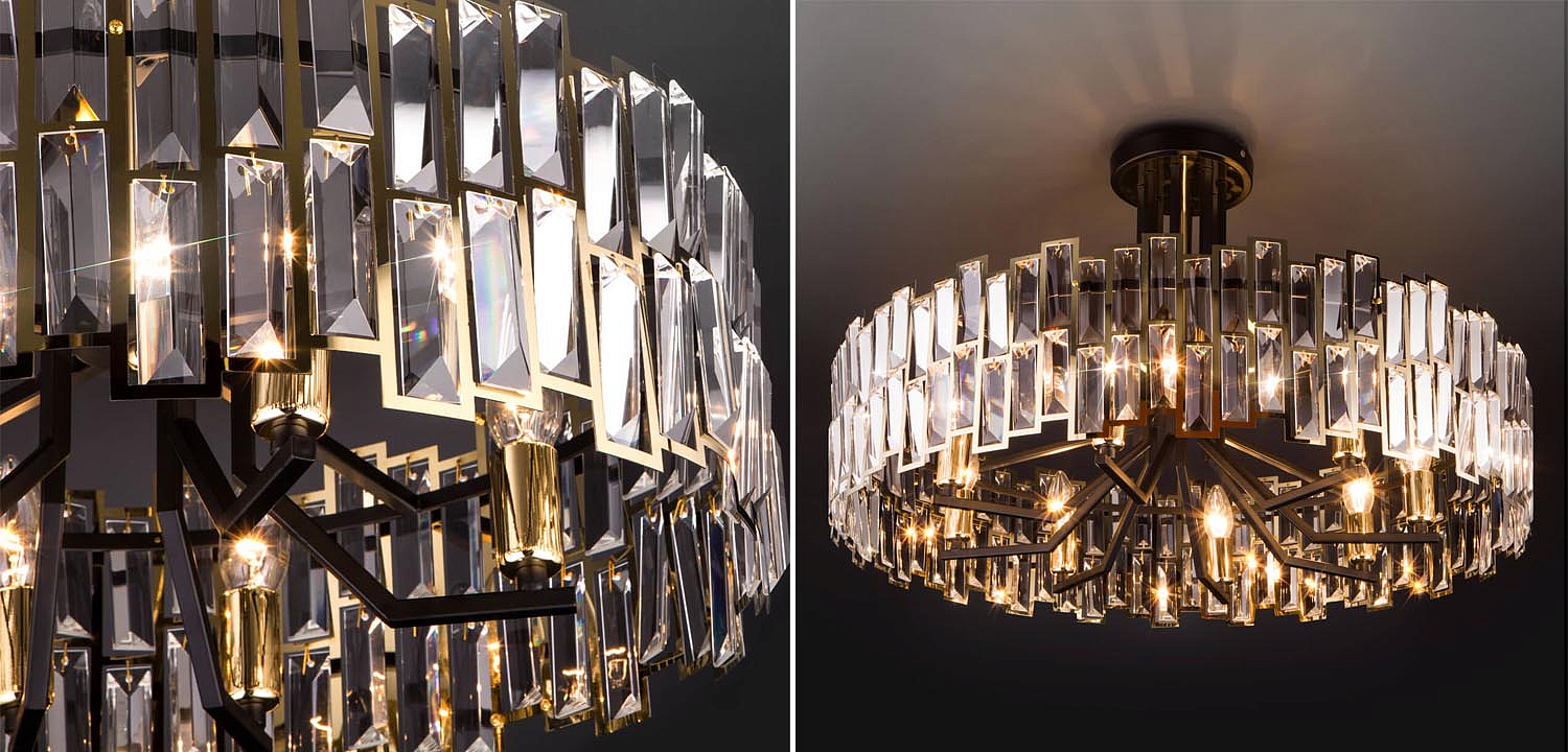 Потолочная люстра Darkness Chandelier gold 71 Потолочная люстра Darkness Chandelier gold 71 - Loft-Concept в Барнауле