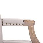 Кресло Aubrey Classical Armchair beige flax варинант исполнения - 4 | Loft Concept в Барнауле