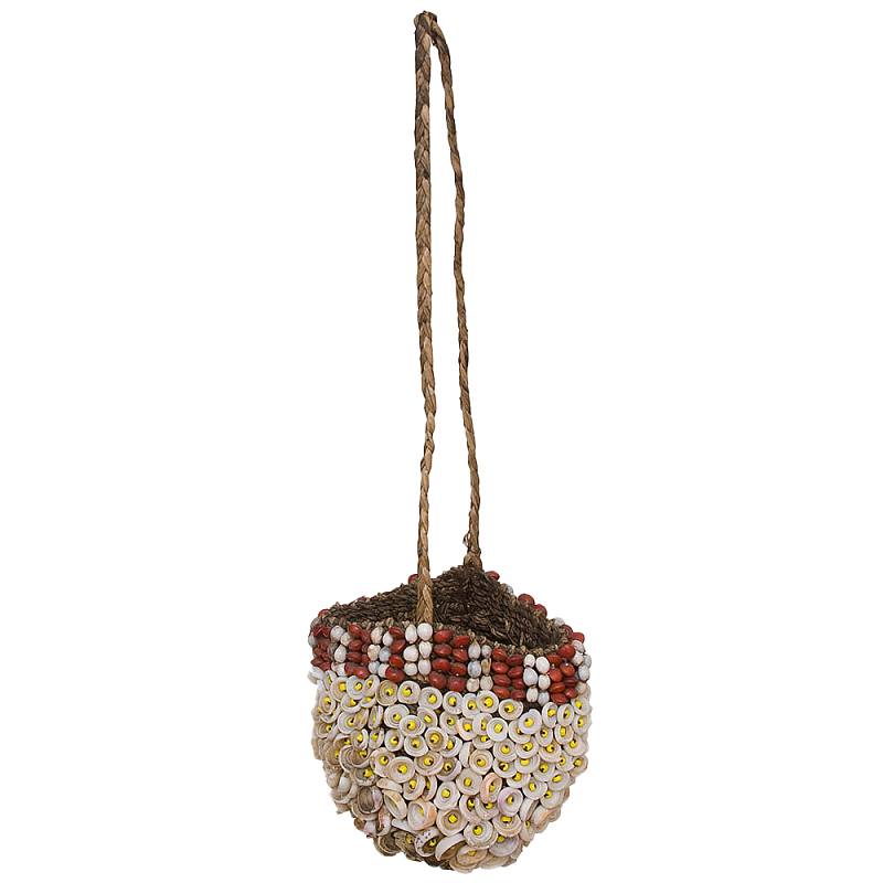 Декоративный аксессуар сумка из ракушек Aboriginal Bag Коричневый Красный Бежевый Желтый Декоративный аксессуар сумка из ракушек Aboriginal Bag Коричневый Красный Бежевый Желтый в Барнауле | Loft Concept
