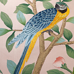 Обои ручная роспись Amazonia Florence Pink dyed silk варинант исполнения - 7 | Loft Concept в Барнауле