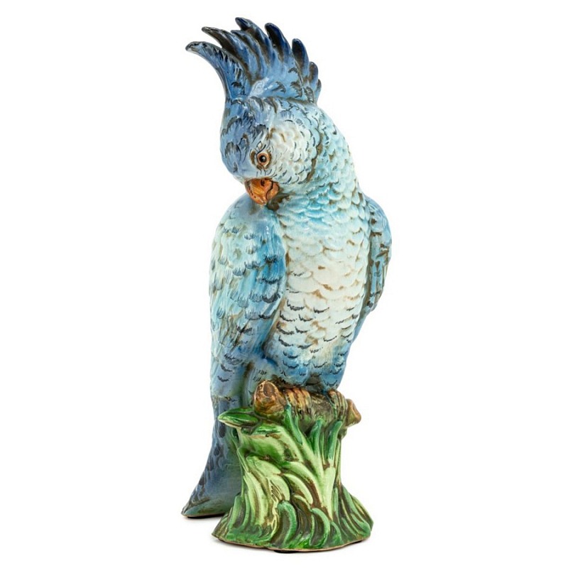 Статуэтка Parrot Blue White Голубой Белый Статуэтка Parrot Blue White Голубой Белый в Барнауле | Loft Concept