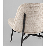 Кресло лаунж Tail молочный варинант исполнения - 3 | Loft Concept в Барнауле