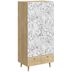 Шкаф с принтом Cotton варинант исполнения - 1 | Loft Concept в Барнауле